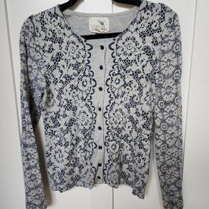 Anthropologie Tabitha floral sweater